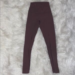 Lululemon Align leggings 28” in Graphite Purple